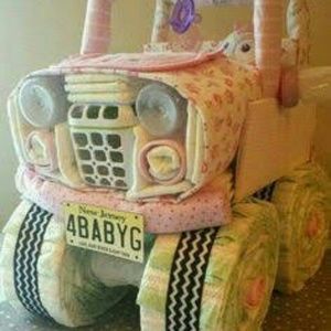 Handmade hand bags diaperbags diaper cakes